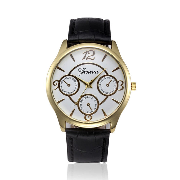 Men Wrist Watches Retro Design Leather Band Analog Alloy Quartz Watch Man Watches Mens 2019 zegarek meski relogios masculinos