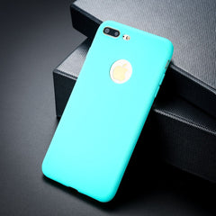 Solid Candy Color Matte Skin Case for iPhone 6 6s 7 Plus SE 5 5s Ultra Thin Soft TPU Rubber Silicone Back Cover Phone Cases Capa