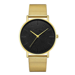 Hot Sale Women Watch Large Dial Thin Scale Clock  Business Leather Strap Quartz  Ladies  Wristwatch Simple Zegareki Damsk@50
