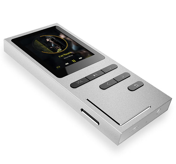AUPHIL K9 New Metal MP3 Player with Built-in Speaker Portable 1.8 inch FM Radio E-book 8G Memory Storage Music Lossless Player