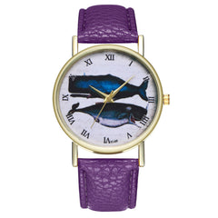 Animal Deep Sea Fish Pattern Women's Watches Casual Watch Simple Stlye Orologio Donna Quartz Wristwatch Clock High Quality @50