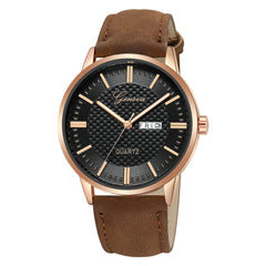 DISU Men Wrist Watch Sport Military Stainless Steel Dial Leather Band watches mens unique watch for men relogios masculino