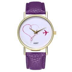 Women Watches Exquistite Simple Luxury Fashion Cute Airplane Pattern Female Watch Reloj De Mujer Kol Saati@50