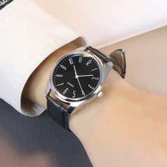 Man Wrist Watch Simple Business Fashion Leather Quartz Wristwatch Mens Relojes Hombre 2019 saat erkekler heren horloge
