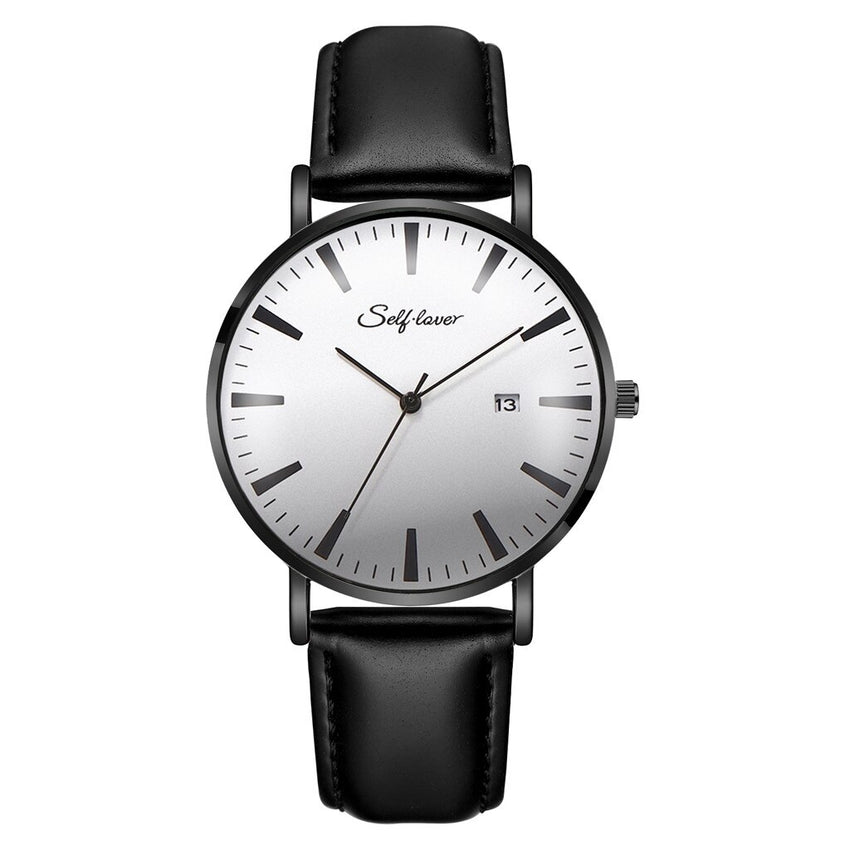 Man Watch Quartz Sport Leather Strap  Complete Calendar Men Wristwatch Clock Montre Homme 2019 relogios masculinos