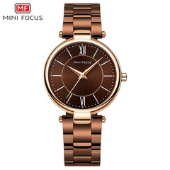 MINIFOCUS Fashion Women Watches Top Brand Luxury Designer Waterproof Lady Watch For Woman Quartz Watch Women Female Wristwatch