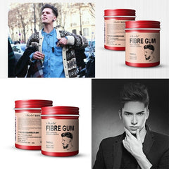 Men Retro Hair Oil Wax Hair Styling Gel Strong Hold Matte Finished Hair Spray Shine-Free Matte For Dry Hair Lasting Shaping