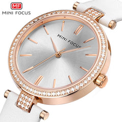 MINIFOCUS Quartz Women's Watches Brand Luxury Fashion Ladies Watch Women Waterproof Rose Gold Lady Watch For Woman Wristwatches