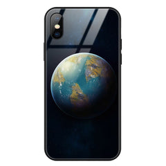 Case For iPhone XS Max XR X 8 Case Silicon Slim Back Tempered Glass Starry sky For iPhone 8 7 Plus 6 6s 8Plus Cases Cover Capa
