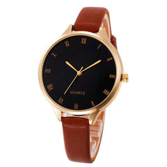 DISU Women Wrist Watch Casual Checkers Faux Leather Ladies Watches women's watch analog quartz vogue Relogio Feminino