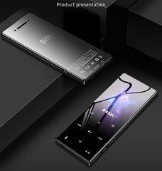 Original ruizu d29 New Bluetooth MP3 Player Lossless HiFi Music Player Portable Audio 8GB Built in Speaker FM Radio E-book Clock