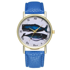 Animal Deep Sea Fish Pattern Women's Watches Casual Watch Simple Stlye Orologio Donna Quartz Wristwatch Clock High Quality @50