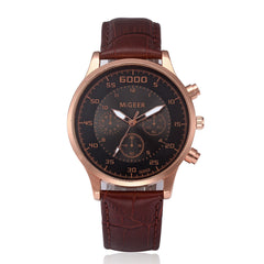 DISU Men Wrist Watch Retro Design Leather Band Analog Alloy Quartz watch men new arrival in men wristwatches mens watches
