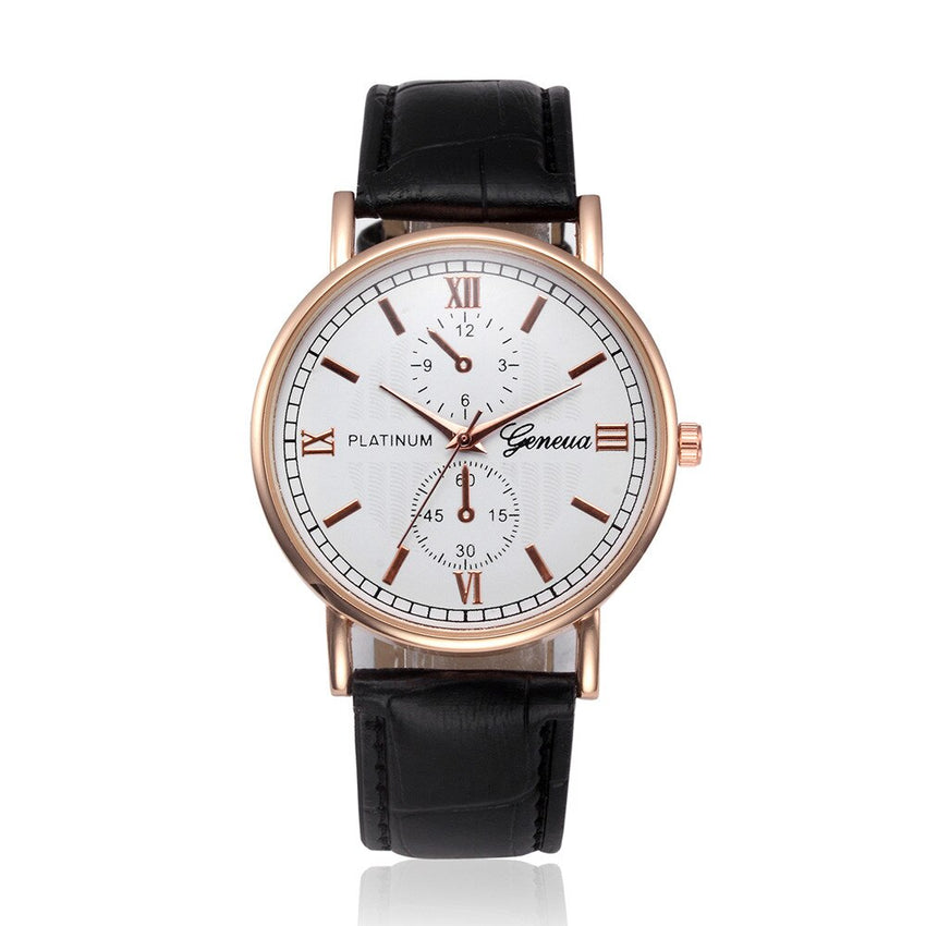 Man Wrist Watch Retro Design Leather Band Analog Alloy Quartz Men Wristwatch Clock Reloj Hombre 2019 saat erkekler