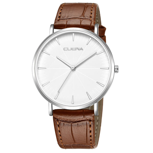 Men's Watch Leather Military Casual Analog Quartz Business watch man new arrival in men wrist watches relogios masculino
