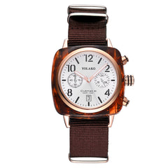 Men Watch Luxury Temperament Square Dial Canvas Watchband Analog Quartz Watch Man Reloj Hombre 2019 Men Wristwatch Clock