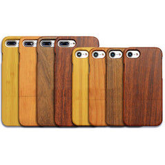 Natural Wood Case For iPhone 7 6 6s Plus 5 5s SE Cover High Quality Durable Real Wooden Rosewood Bamboo Walnut Phone Cases Shell