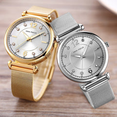 MINIFOCUS Rose Gold Girls Women's Watches Brand Luxury Fashion Ladies Watch Women Waterproof Casual Dress Lady Watch For Woman