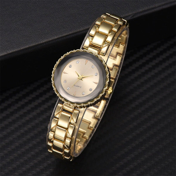 Women's Watches Bayan Kol Saaty Fashion Montre Femme Acier Inoxydable High Grade Clock Reloj De Mujer Quartz movement@ 50
