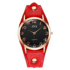 Simple Style Roman Numerals Leather Strap Ladies Watch Temperament Women's Watches Bayan Kol Saaty Fashion Minimalism Clock@50