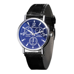Men Women Wrist Watch Blu Ray Glass Neutral Quartz Simulates Wristwatch Mens Reloj Hombre 2019 clock men relogio masculino