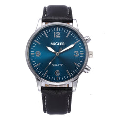 Men Watch Business Leather Strap Sports Simulated Quartz watch man new arrival in men wrist watches wristwatch mens