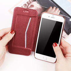 Wallet Flip Book PU Leather Phone Case For iPhone X XR XS Max 5 5S SE 6 6S 7 8 Plus Transparent Clear Back Cover Shell