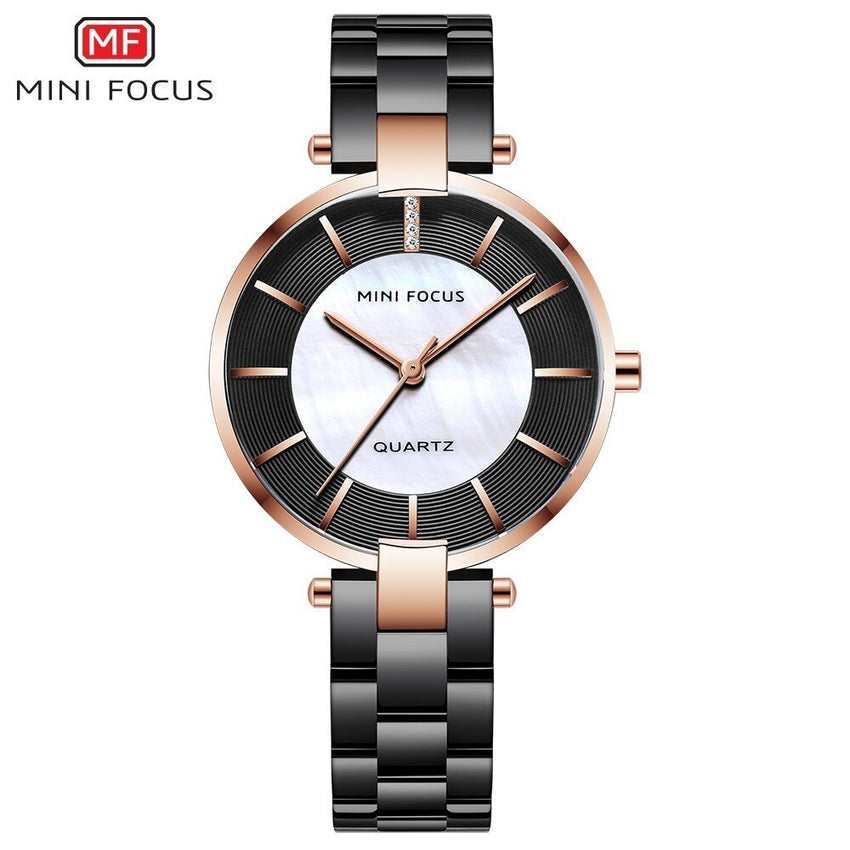 MINIFOCUS Fashion Designer Brand Luxury Women Wach Woman Lady Gold Quartz Watch Women Wrist Watch Casual Dress Women's Watches