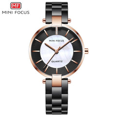 MINIFOCUS Fashion Designer Brand Luxury Women Wach Woman Lady Gold Quartz Watch Women Wrist Watch Casual Dress Women's Watches