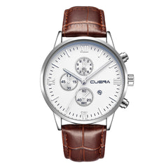 Men's Wrist Watch Leather Military Alloy Analog Date Quartz Business wristwatch mens watches mens 2019 relogio masculino