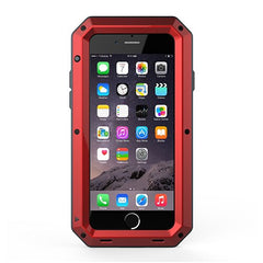 Heavy Duty Protection Doom armor Metal Aluminum phone Case for iPhone 6 6S 7 8 Plus 11 XS Max 5 5S SE Shockproof Dustproof Cover