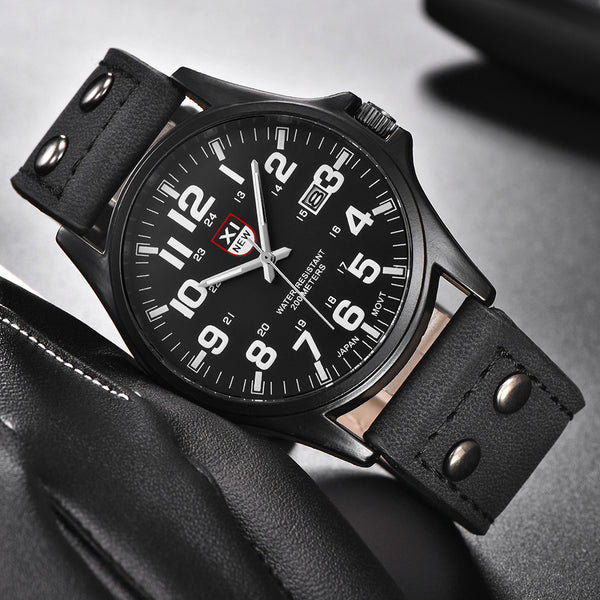 Men’s Wrist Watches Military Steel Military Date Quartz Analog Army Casual Dress Watch Man Montre Homme 2019 saat erkekler