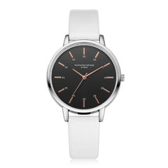 Business Women's Watches Fashion Scale Disc Ladies Quartz Movement Wristwatch Casual Leather Strap  Clock Zegarki Damskie@50