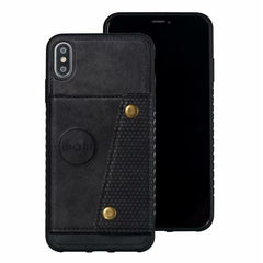 Tikitaka Business Leather Flip Case For Apple iPhone 6 6S 7 8 Plus X XR XS MAX Card Holder Wallet Case Phone Cases Fundas