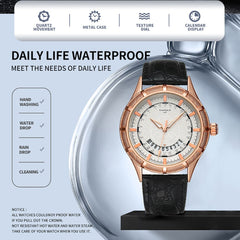 Men Watches 2019 Luxury Brand Classic Business Big Gear Calendar European And American Quartz Watch Man zegarek meski