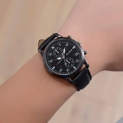 Men's Wrist Watch Fashion Leather Alloy Analog Quartz Business Watch Mens Watches Mens 2019 Men Wristwatch Clock
