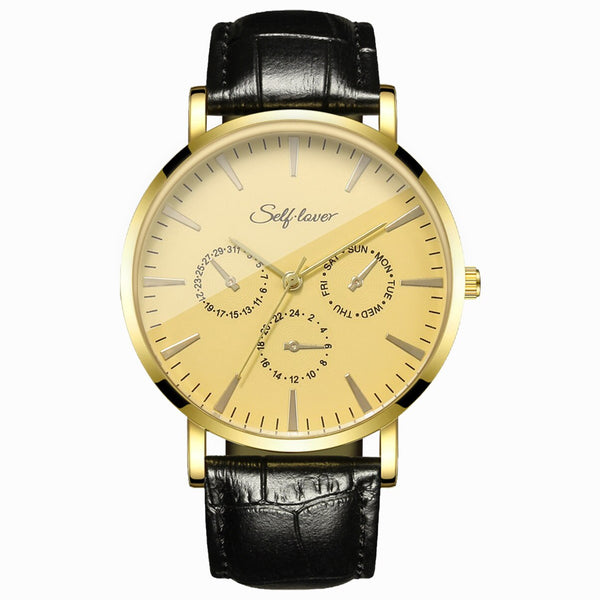 Men Watches Leather Band Sports Clock Analog Quartz Wristwatch Mens Relojes Hombre 2019 erkek kol saati zegarek meski