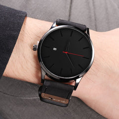 NEW Men's Watches Fashion Leather Quartz Watch Men Casual Sports Male erkek kol saati Wristwatch Montre Hombre Relogio Masculino