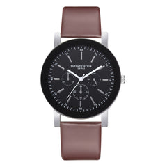 Featured Women Watches Black Scale Disc Business Ladies Quartz Wristwatch Leather Strap Simple Clock Fashion Relojes Mujer@50