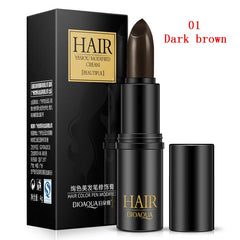 1PCS Fast One-off Hair Color Pen Cover White Hair Black/Brown Temporary Hair Dye Cream Mild DIY Styling Stick Dropship TSLM2