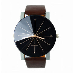 Man Women Watches Quartz Dial Leather Round Wristwatch Mens Montre Homme 2019 horloges mannen orologio uomo saat erkekler