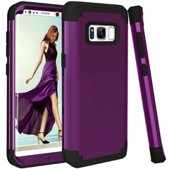 360 Shockproof Armor Phone Cases For iPhone 7 6 6s Plus Case 3 in 1 Hybrid PC + TPU Cover For Samsung Galaxy S8 Plus Screen Film