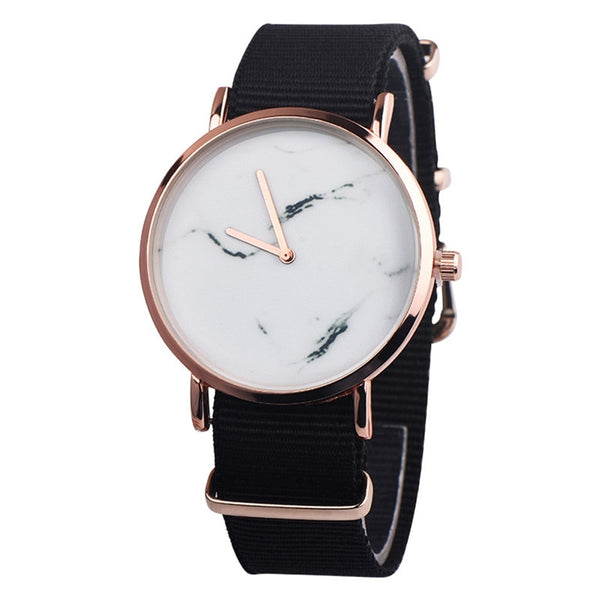 Women's Watches Bayan Kol Saaty Fashion Marbled Men's And Women's Canvas With Watch The Current Popular Factor Zegarki Damski@50