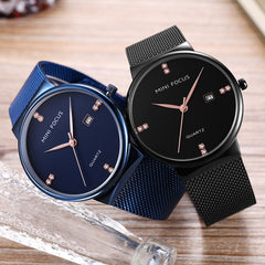 MINI FOCUS Men Watches 2019 Luxury Brand Wristwatch Mens Quartz Watch Men Waterproof Stainless Steel Clock Man Relogio Masculino