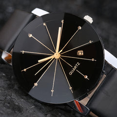 Men Wrist Watch Luxury Stainless Steel Quartz Date Sport Leather Band Dial Watch Man Reloj Hombre 2019 Men Wristwatch Clock