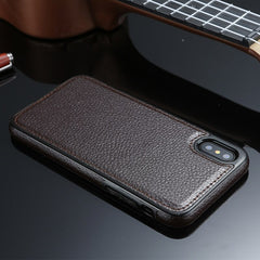 Stitching Slim PU Case For iphone XR X XS MAX Leather Ultra Thin Phone Cases for 6 6s 7 8 plus Anti-fall Cover Coque Capa