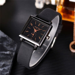 Ladies Watch Luxury Brand Square Dial Fashion Women Watches Girl Gift Clock Dress Leather Quartz WristWatch Zegarek Damski 2020