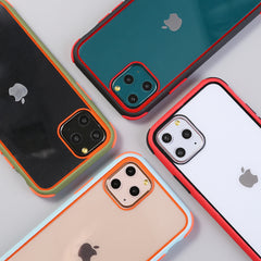 Transparent Phone Case For iPhone 11 11 Pro Max XR X XS Max X 8 7 6 6S Plus Soft Silicone Bumper Frame Shockproof Back Cover