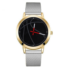 Simple Men Watches Basketball Dial Belt Analog Quartz Sport Watch Mens Watches Top Brand Business Gift Clock Masculino Reloj @50