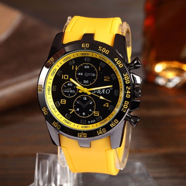 Men's Watch Sports Silicone Strap Watches Masculino Relogio Durable Silicone Military Quartz Clock Reloj Hombre